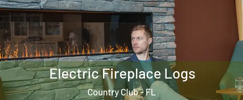  Electric Fireplace Logs Country Club - FL