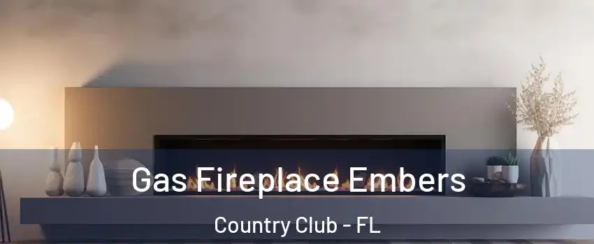  Gas Fireplace Embers Country Club - FL