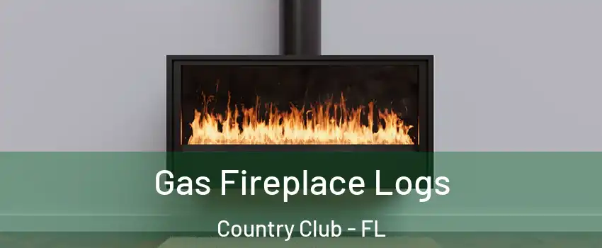  Gas Fireplace Logs Country Club - FL
