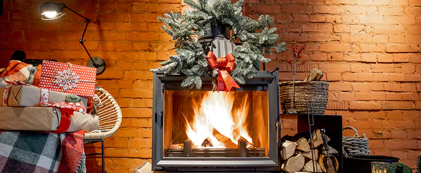 Travis Industries Linear Gas Fireplace Installation in Country Club, Florida